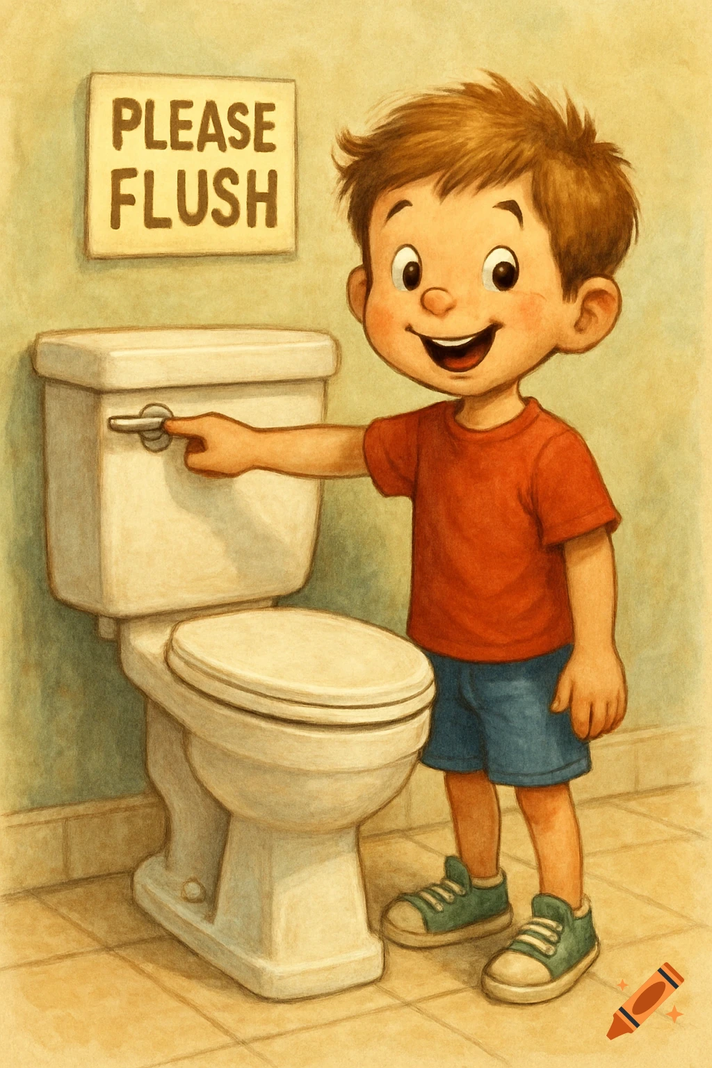 Flush Toilet With Paper And Plunger Stock Illustration - Download Image Now  - Toilet, Bathroom, Bathtub - iStock, image size:1024x1536