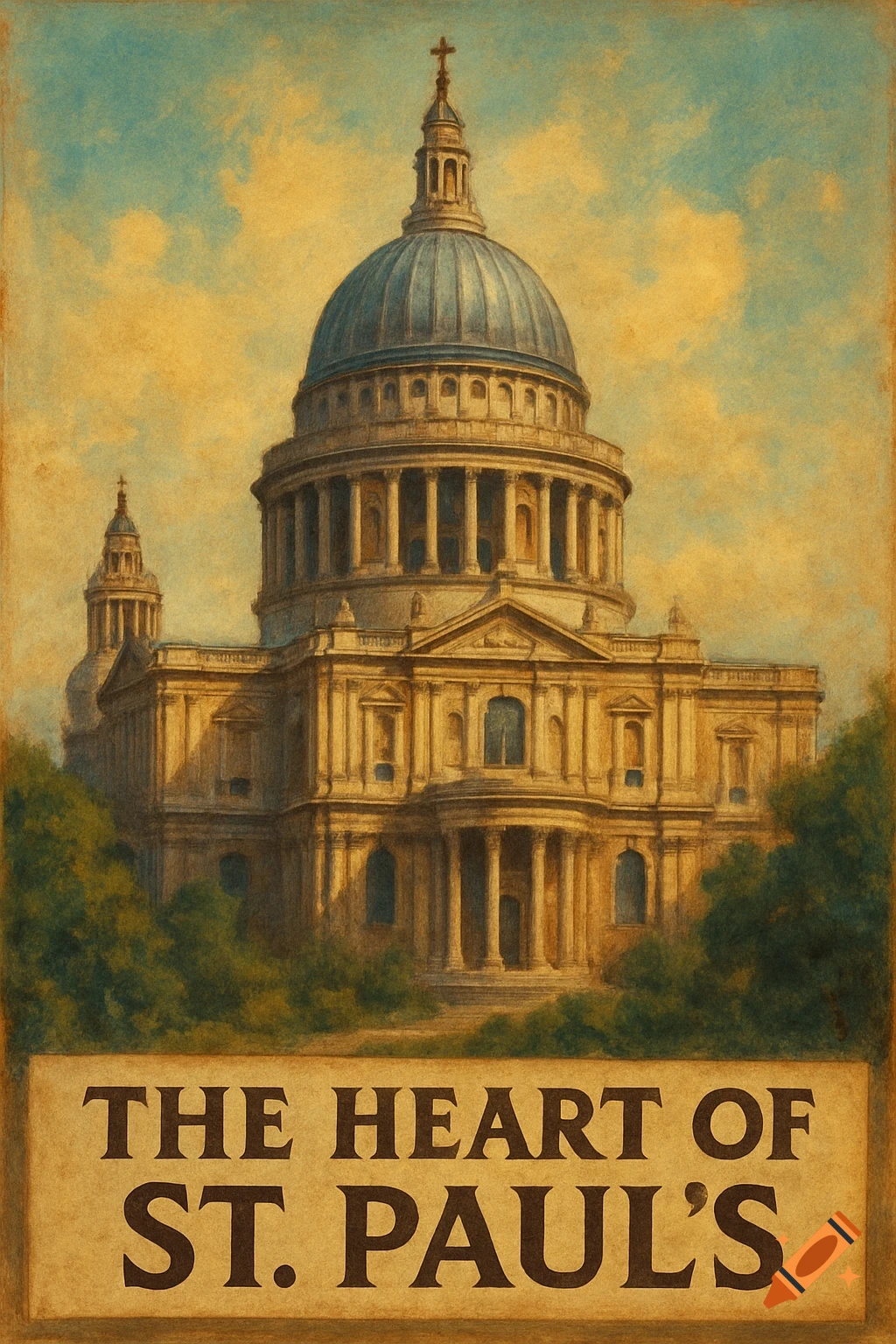 St. Paul's Cathedral with 'The Heart of St. Paul's' text below.