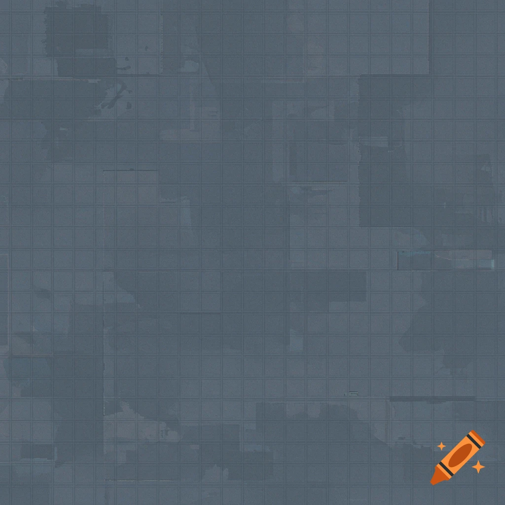 An abstract image of a repeating, glitchy grid pattern in dusty grey and slate blue-gray.
