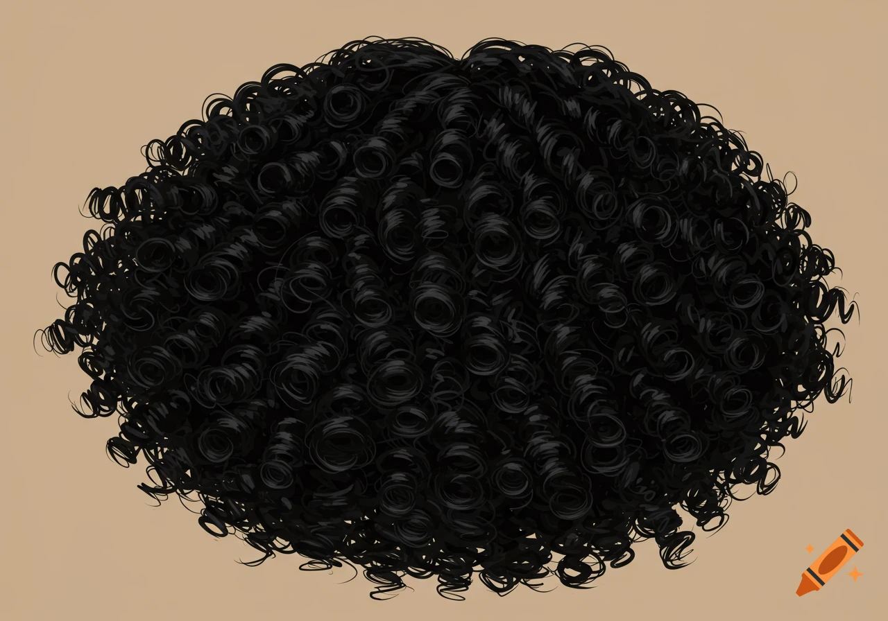 black heatless curls hair