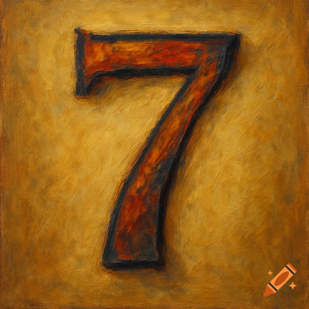 A picture of the number seven