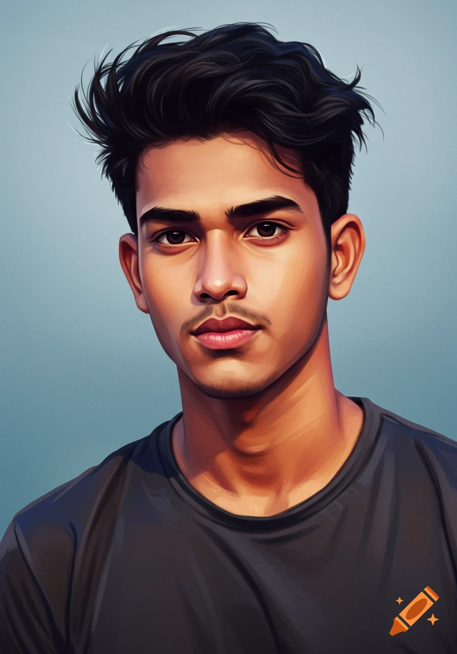 Portrait of a young man