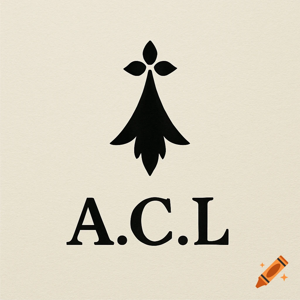 Black Breton ermine symbol above black text 'A.C.L.' on a light background.