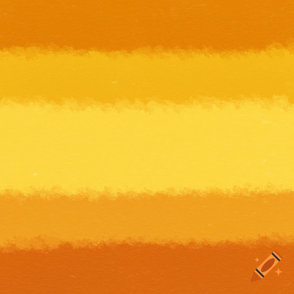 Horizontal orange and yellow stripes.