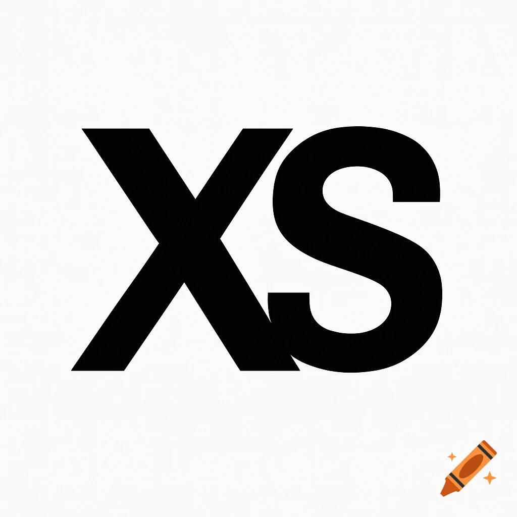 The letters XS in black on a white background.