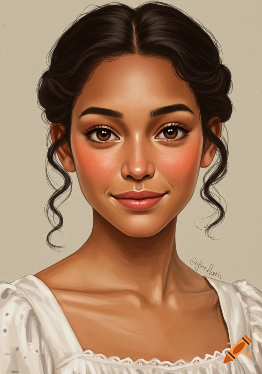Close-up portrait of a young woman smiling