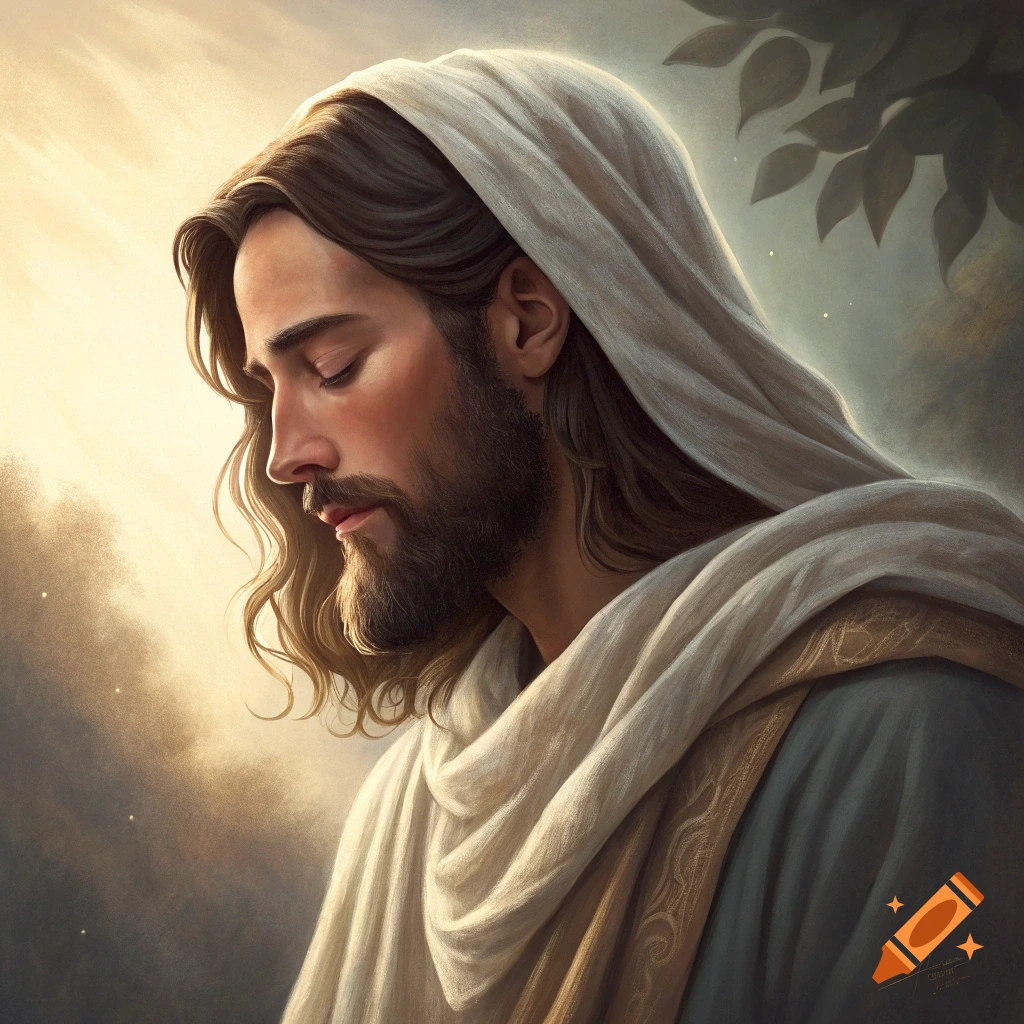 Image of Jesus looking down