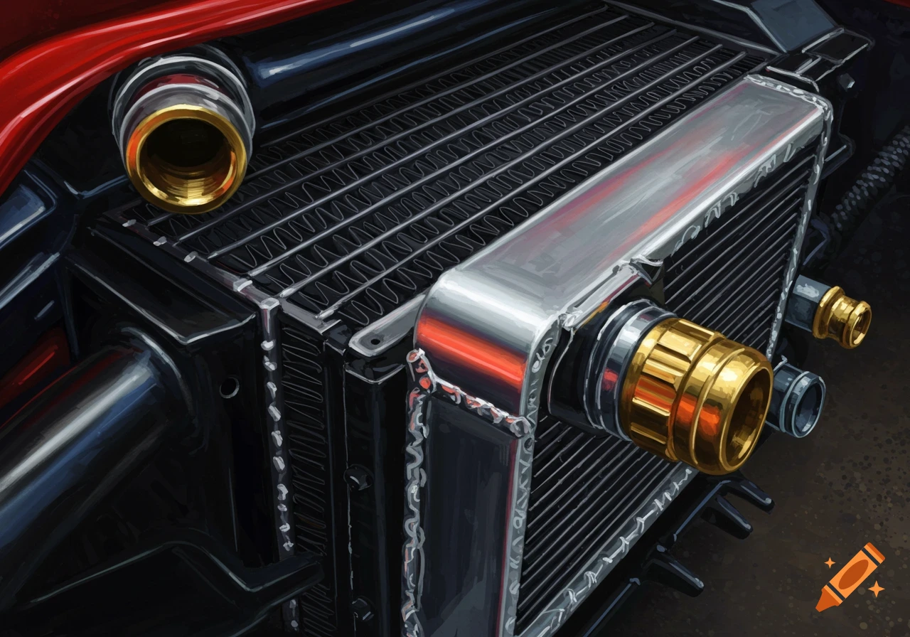 a car radiator