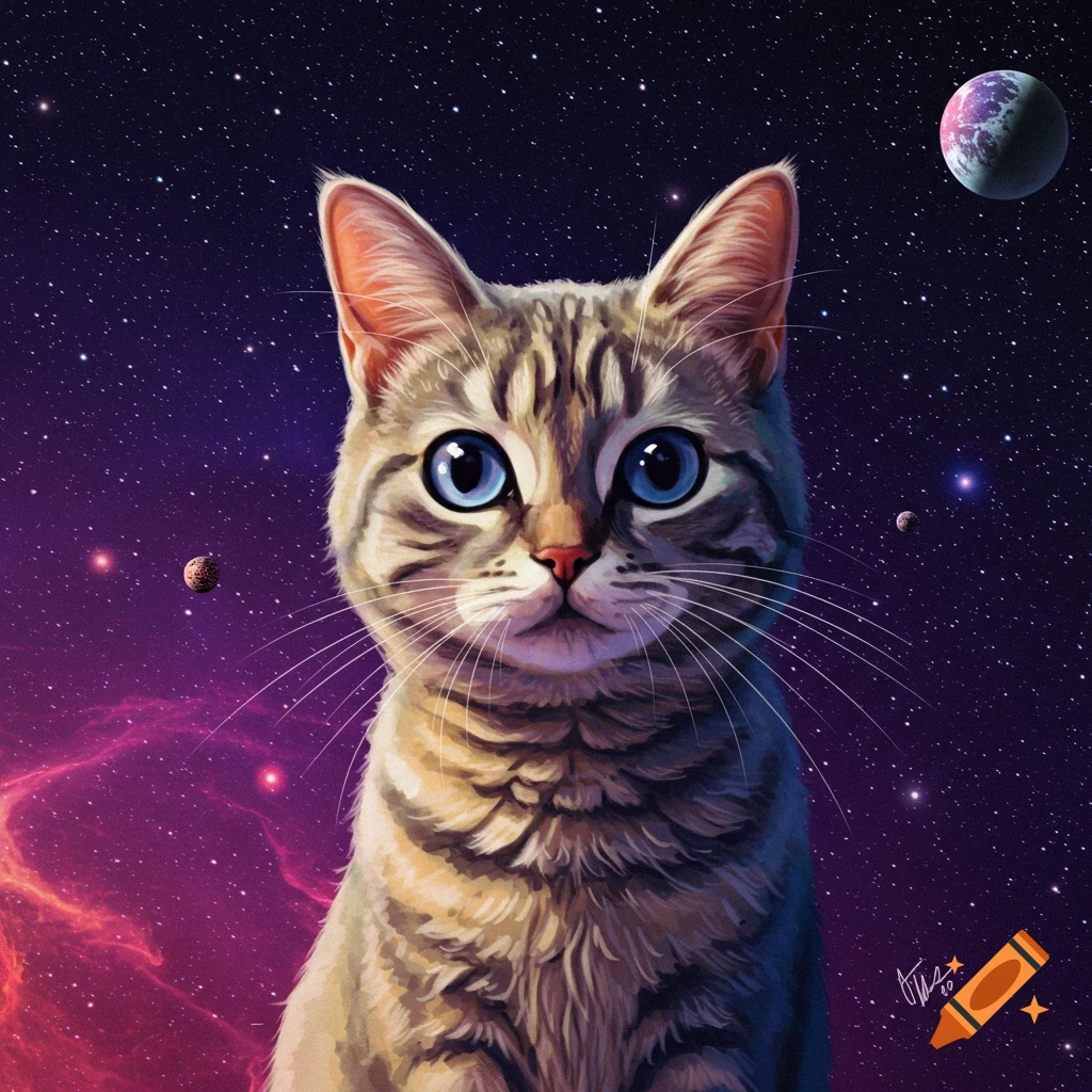 Cat in space