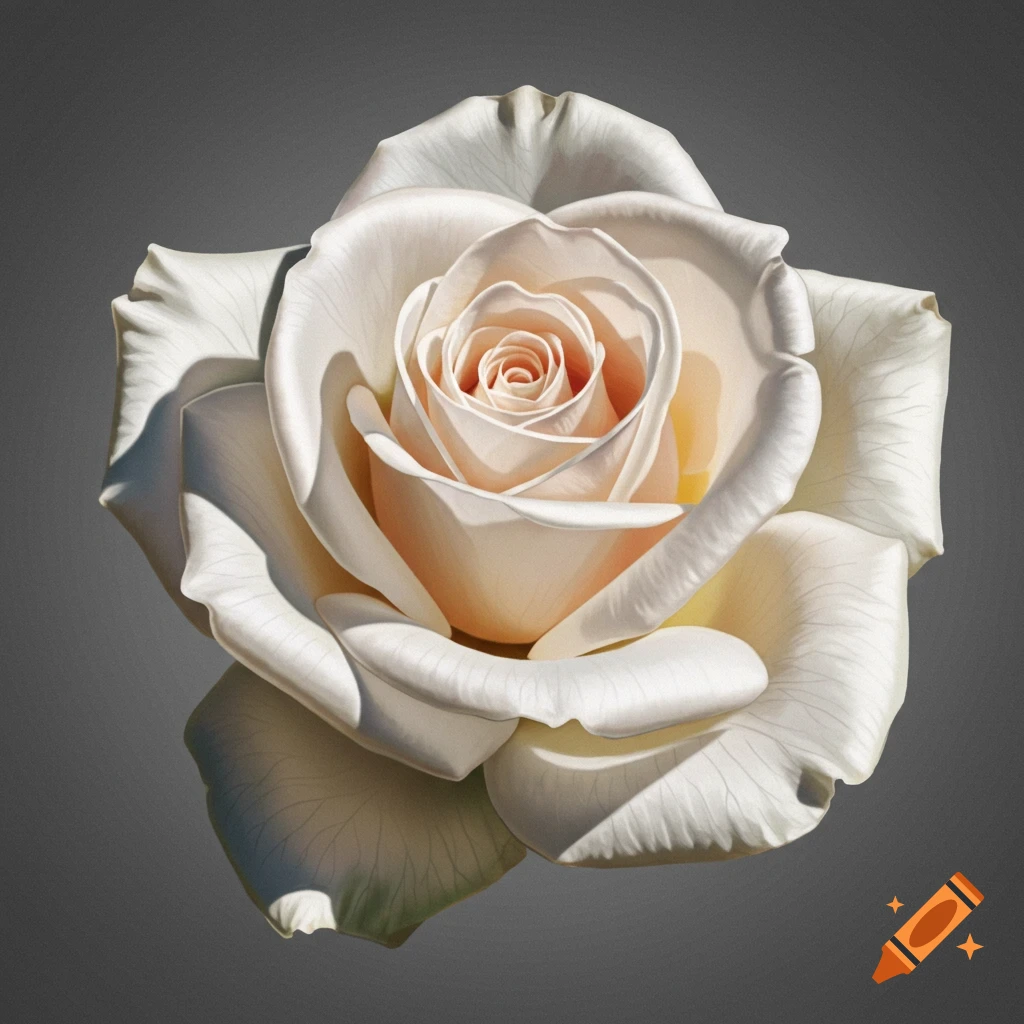 A white rose