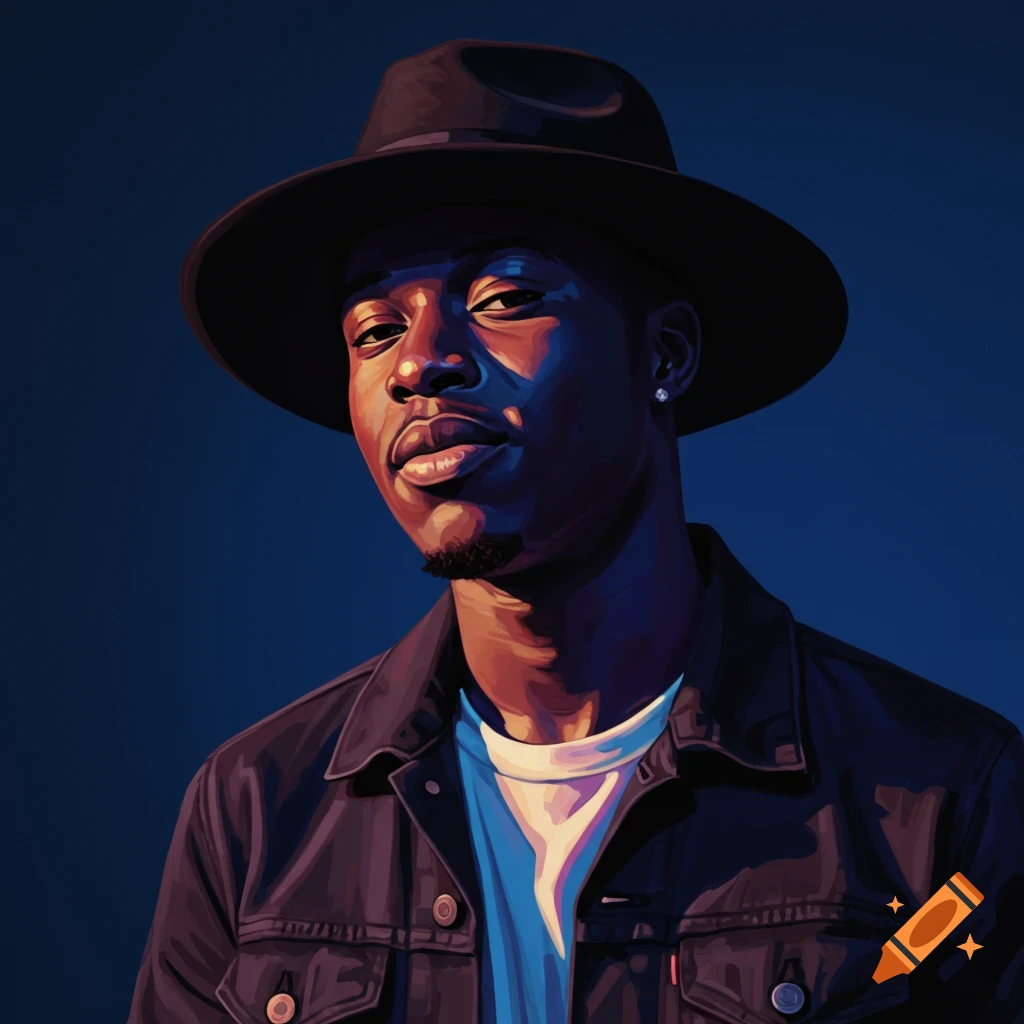 A man in a hat and jacket