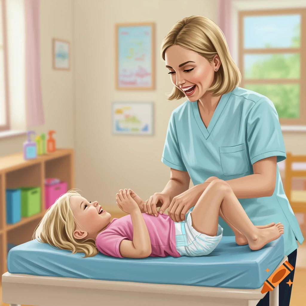 Blond 6 year old Girl Getting Diaper Changed At Daycare On Craiyon blond-6-year-old-girl-getting-diaper-changed-at-daycare-on-craiyon