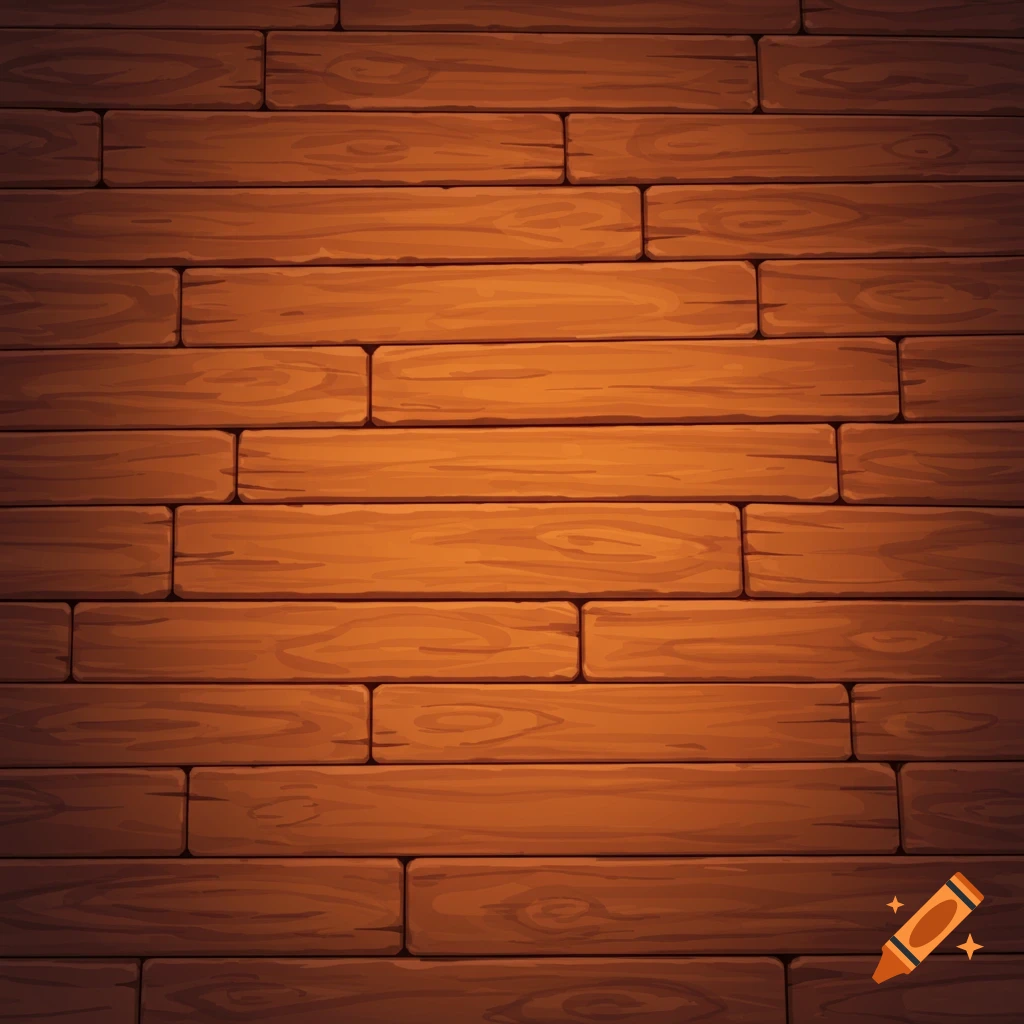 Stylized wood plank texture with warm lighting