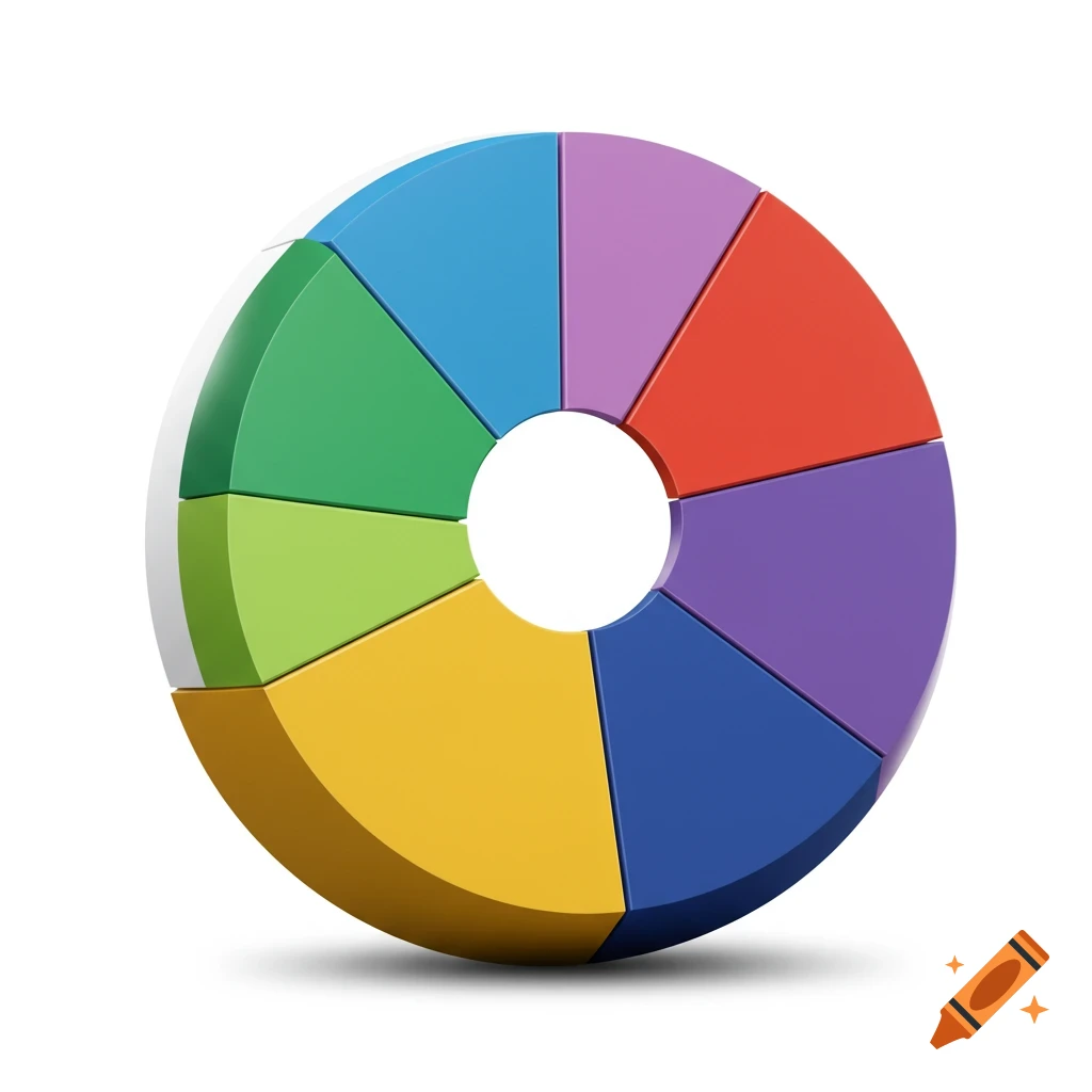 A colorful segmented ring or pie chart diagram.