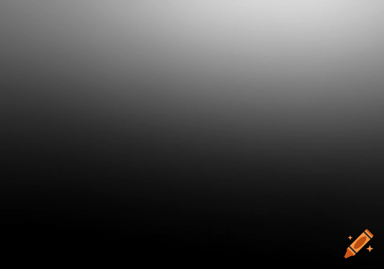 A gradient background fading from light grey to black.