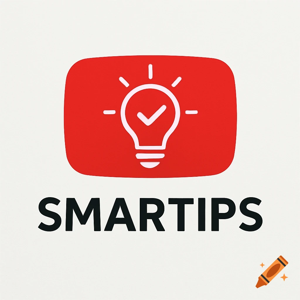 Logo for Smartips featuring a lightbulb on a red background and the text SMARTIPS.