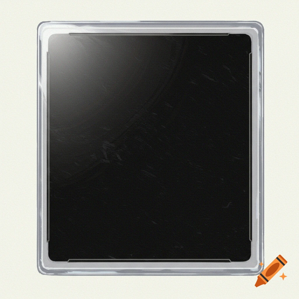Clear plastic trading card holder with a black insert.