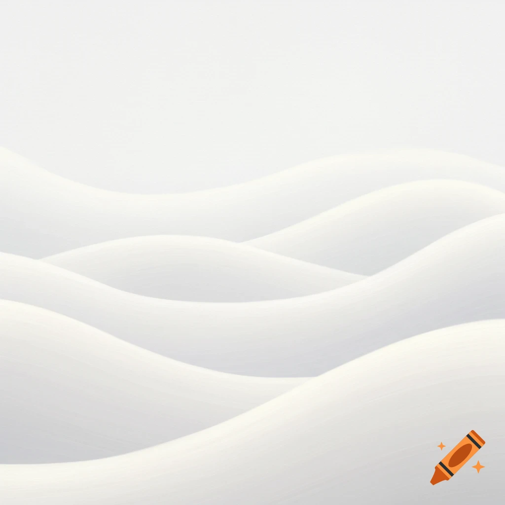 Abstract image of soft, white waves or dunes.