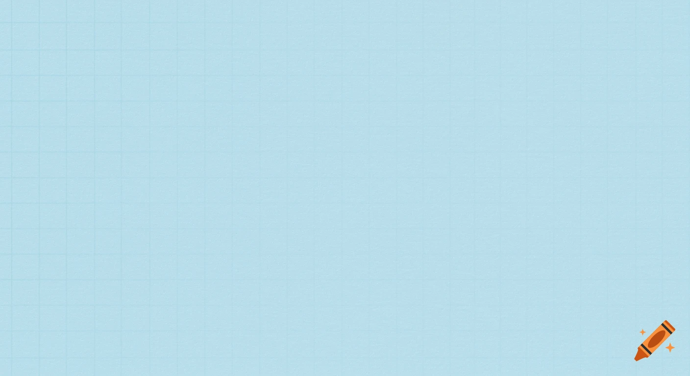 A light blue background with faint grid lines, like graph paper.
