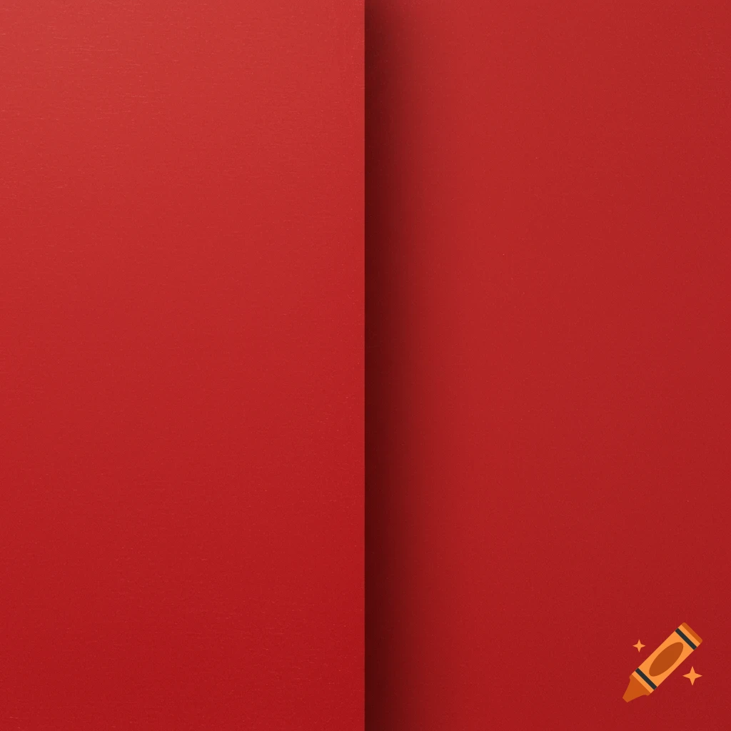 Minimalist red background with corner shadow