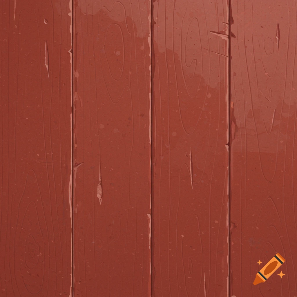 Stylized red wood texture with chips and scratches.
