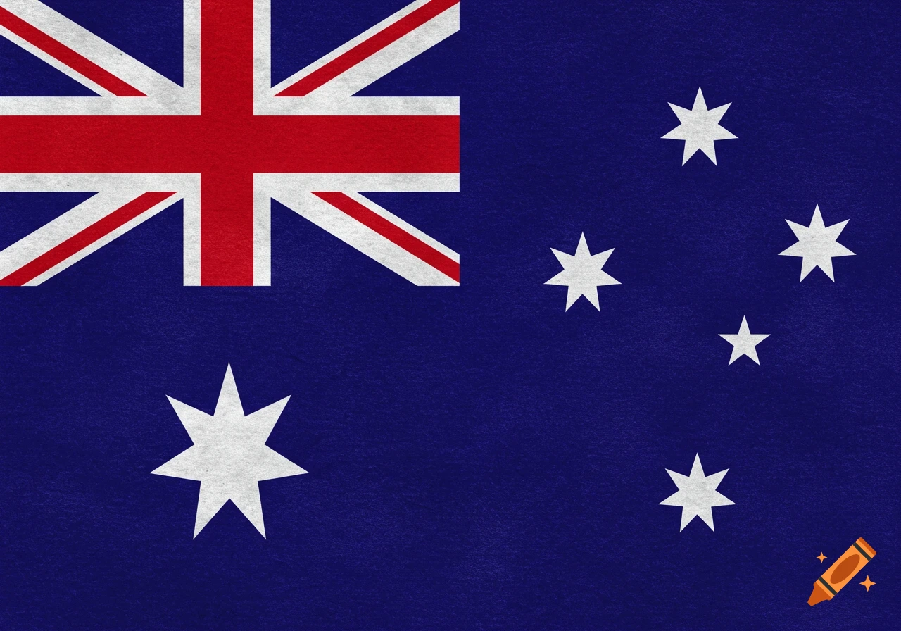 The Australian flag