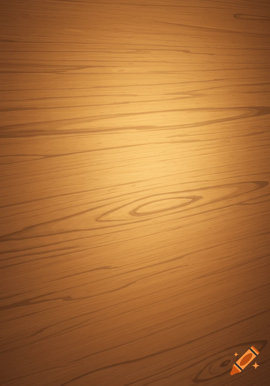 Smooth realistic wood texture.