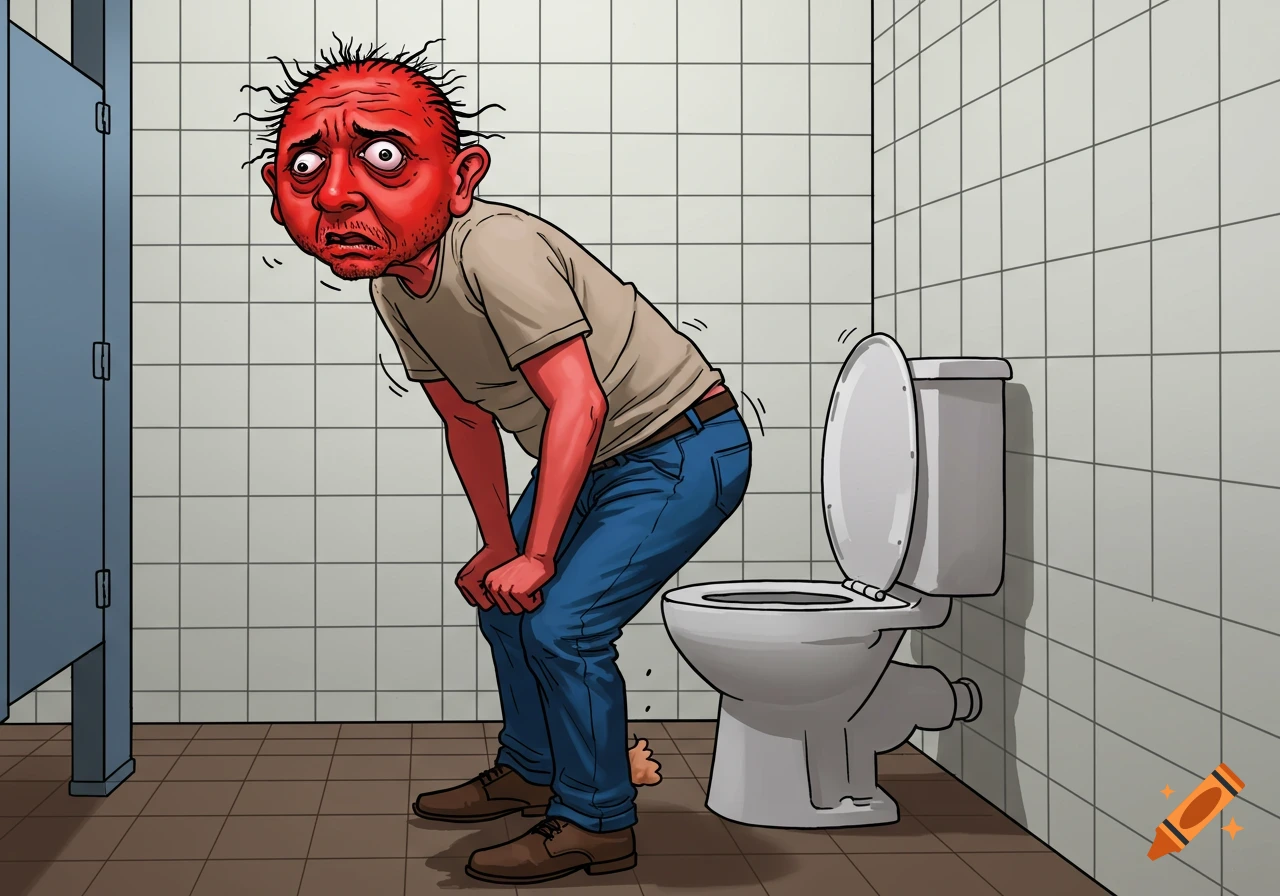 Snake on the Toilet, funny Bathroom humour (Print Only) Art Print by In The  Washroom | Arthaus, image size:1280x896