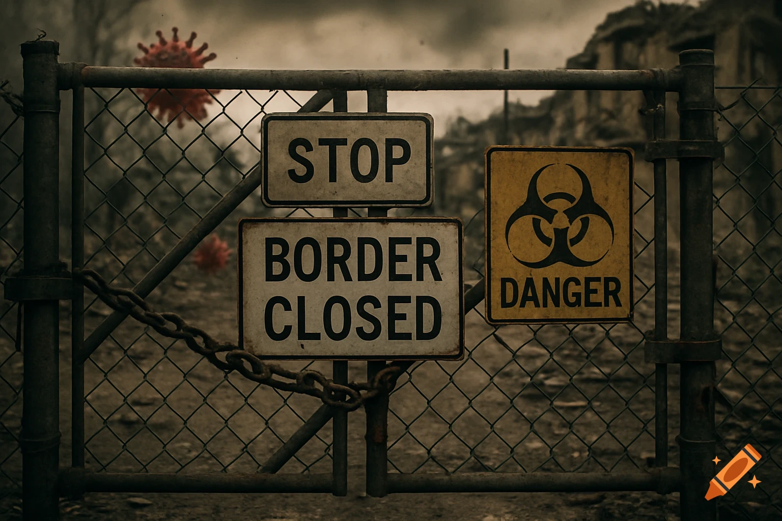 Border images created on Craiyon