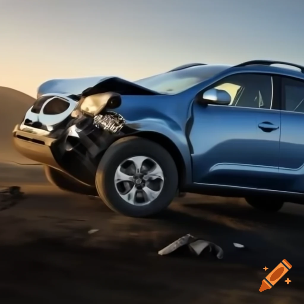 Brown 2009 Kia Sportage involved in a crash