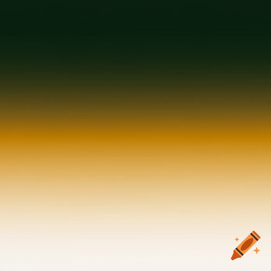 A vertical color gradient fading from dark green to orange to white.