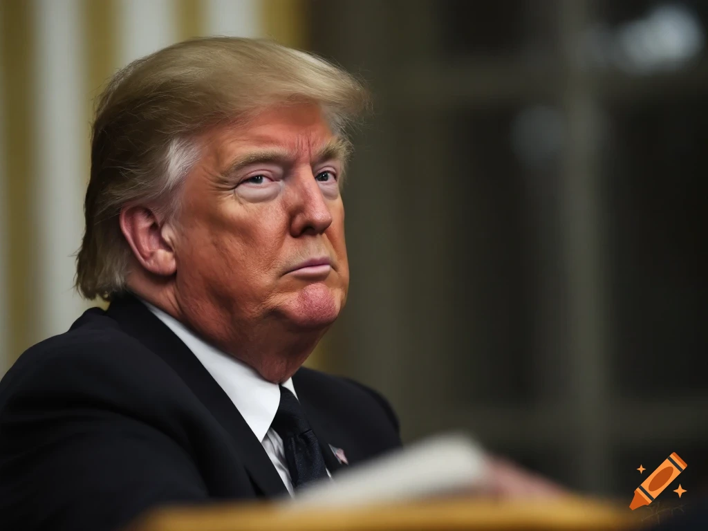 Portrait of Donald Trump