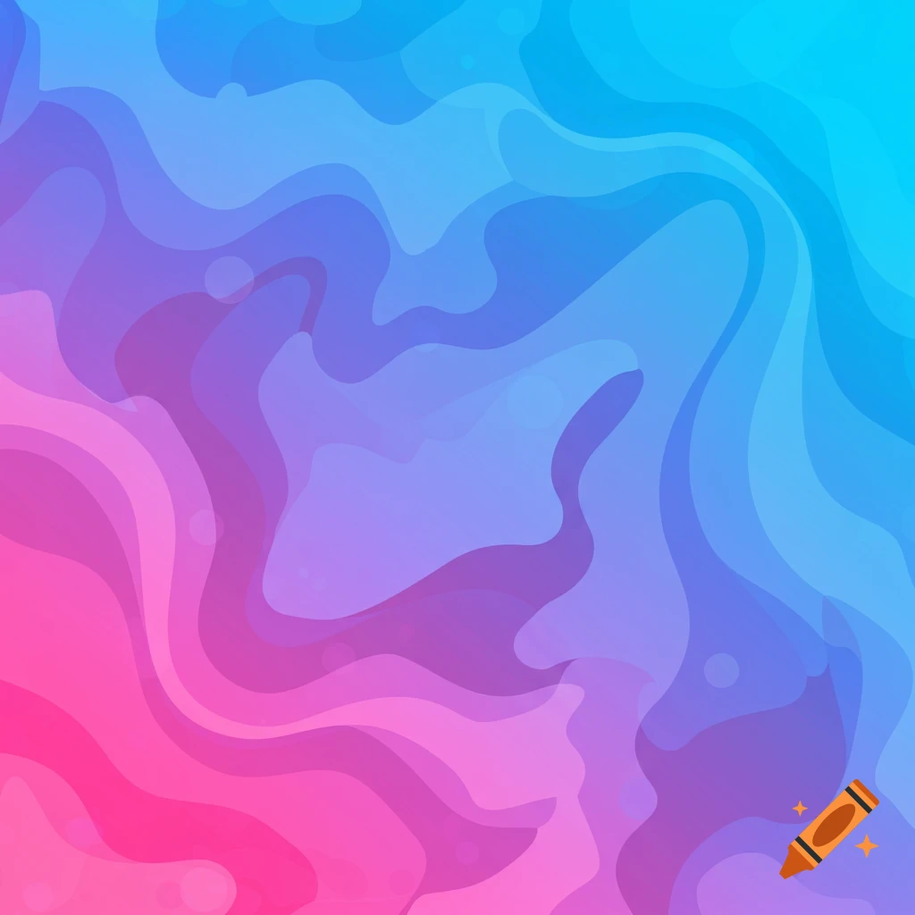 An abstract wavy background with a gradient from pink to purple to blue.