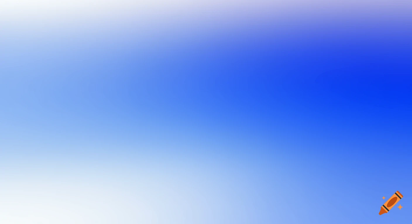 A vertical gradient background transitioning from white at the bottom to blue at the top.
