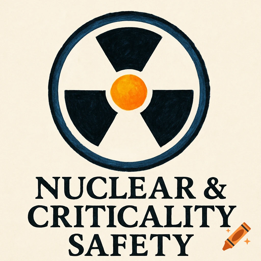 A logo featuring a radiation symbol above the text 'NUCLEAR & CRITICALITY SAFETY'.