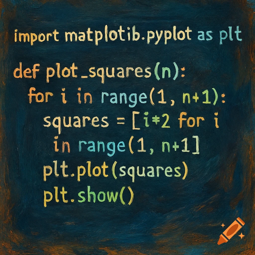 Python code displayed on a textured dark background.