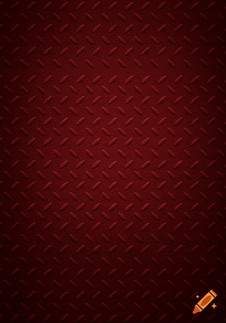 A deep red diamond plate texture.