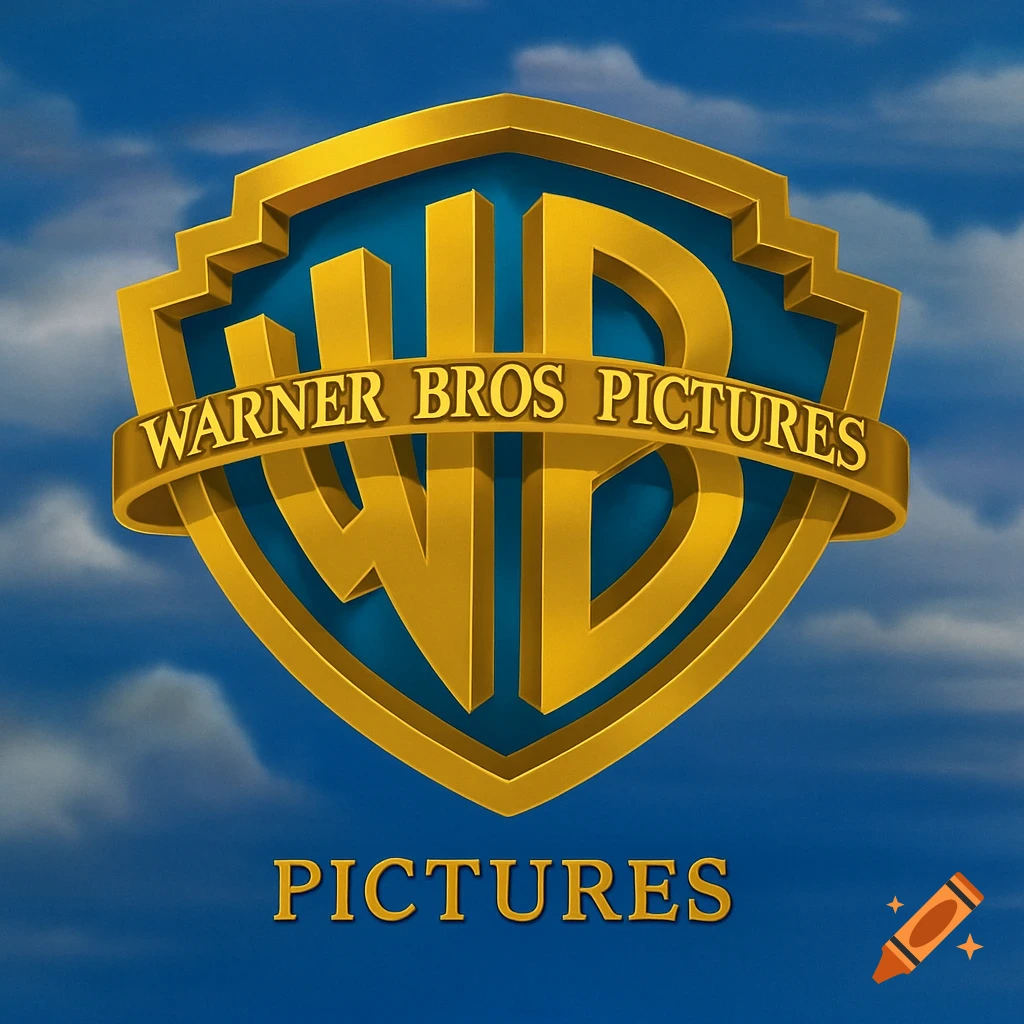 Warner Bros Pictures logo against a cloudy sky.