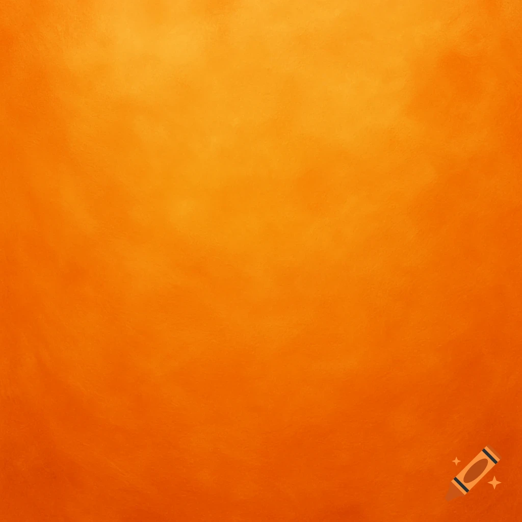 Orange background with a gradient effect.
