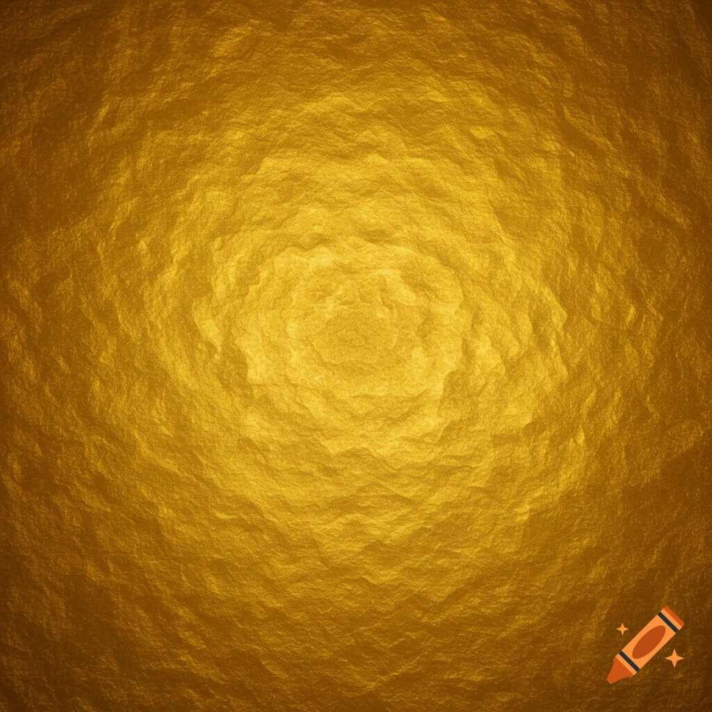 Rough golden texture with a bright spot in the center.