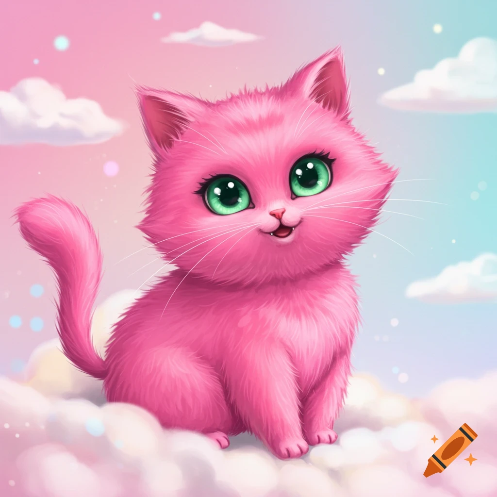 Cute Cartoon Cat Pink Scrub Caps Adjustable Working Cap Surgical 並行輸入品 Cute Cartoon Cat Pink Scarf Background Stock Photos - Free