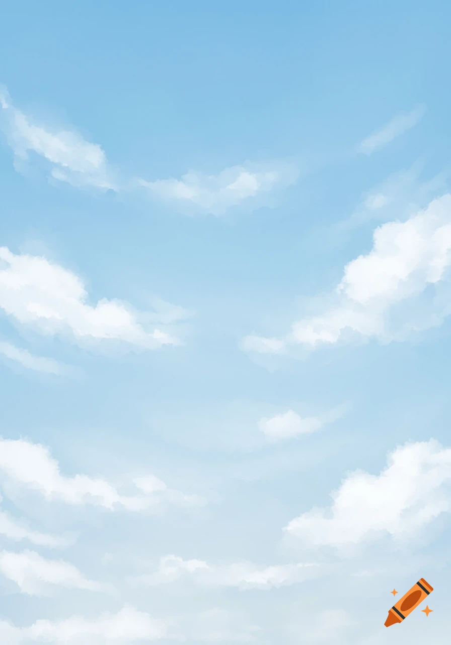 Blue sky with white clouds