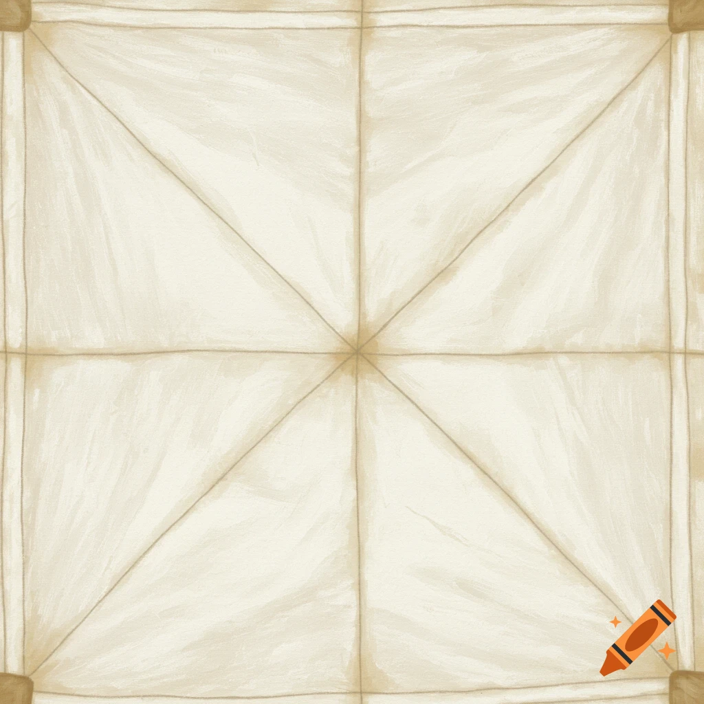 Light colored fabric texture divided by lines, resembling a sail.