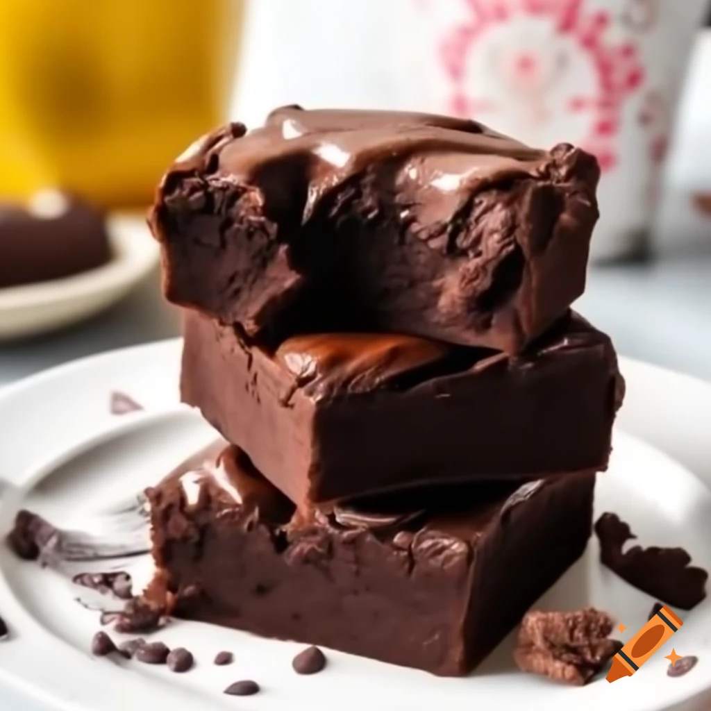 Chocolate brownie infused with cannabis