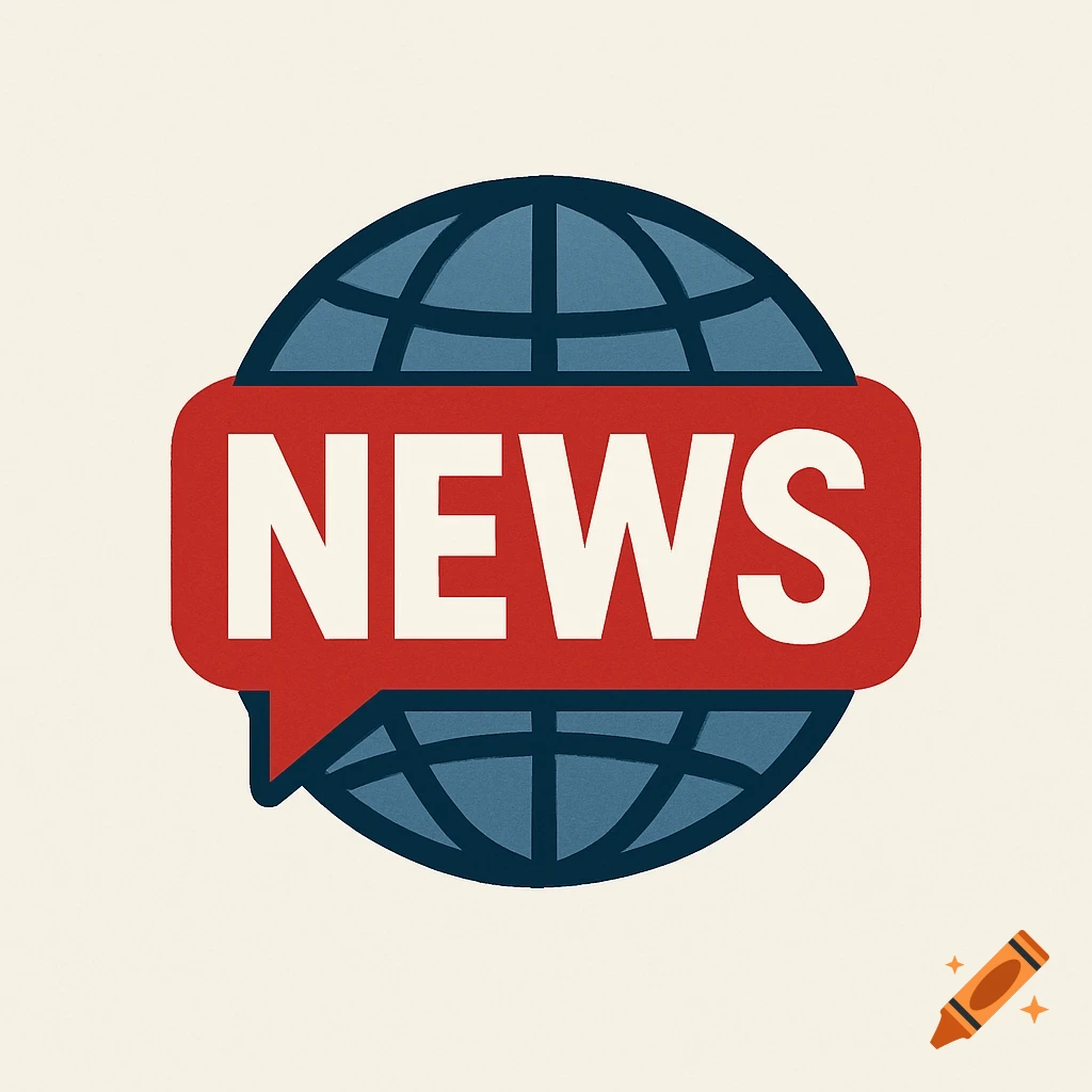 A logo shows the word NEWS in a red speech bubble in front of a blue globe.