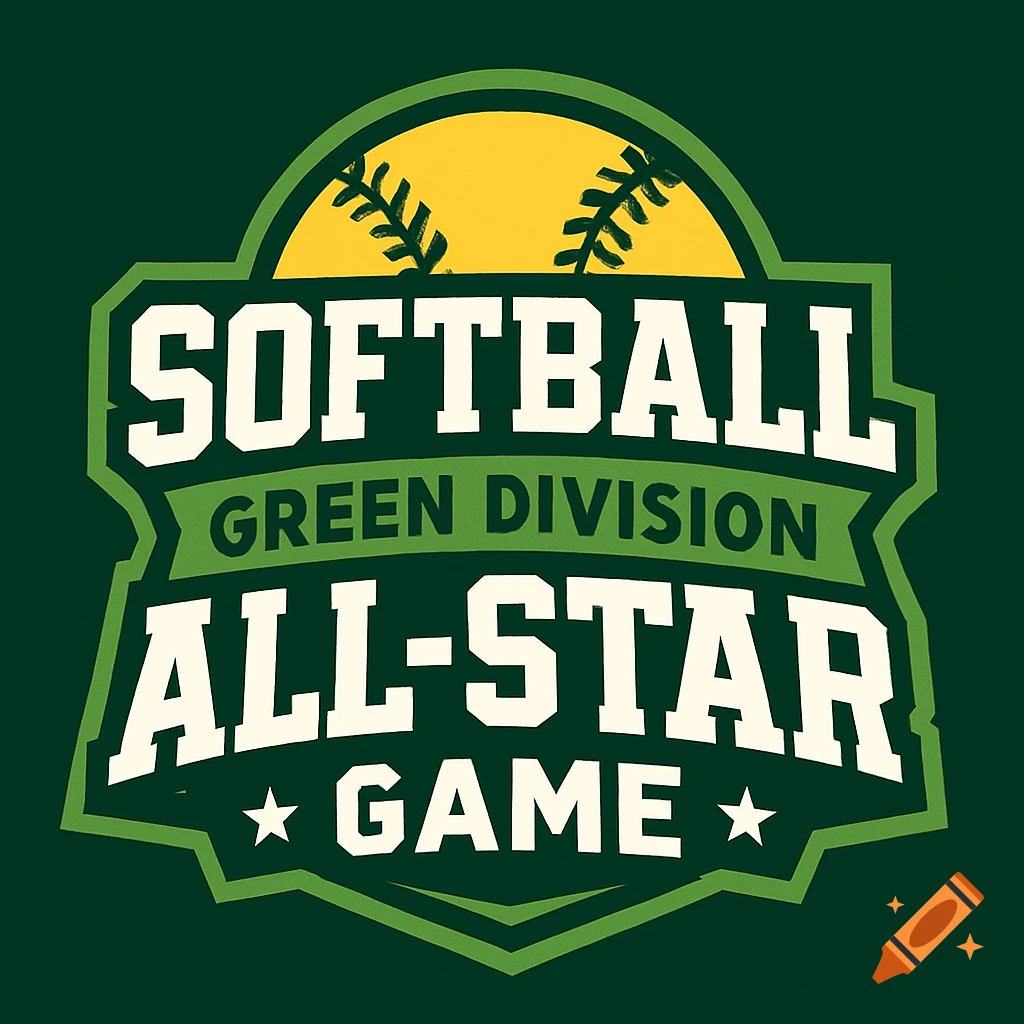 Logo for Softball Green Division All-Star Game.