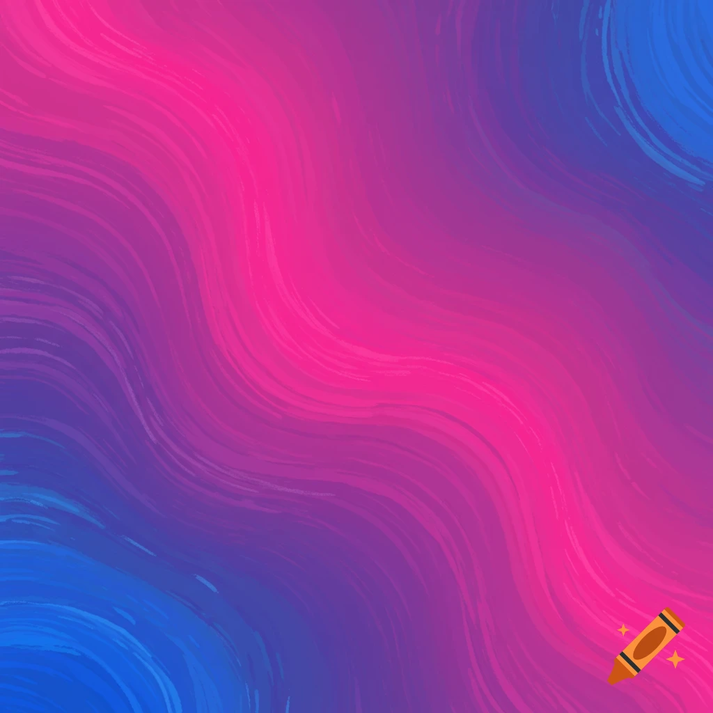 Abstract background with pink, purple, and blue wavy lines.
