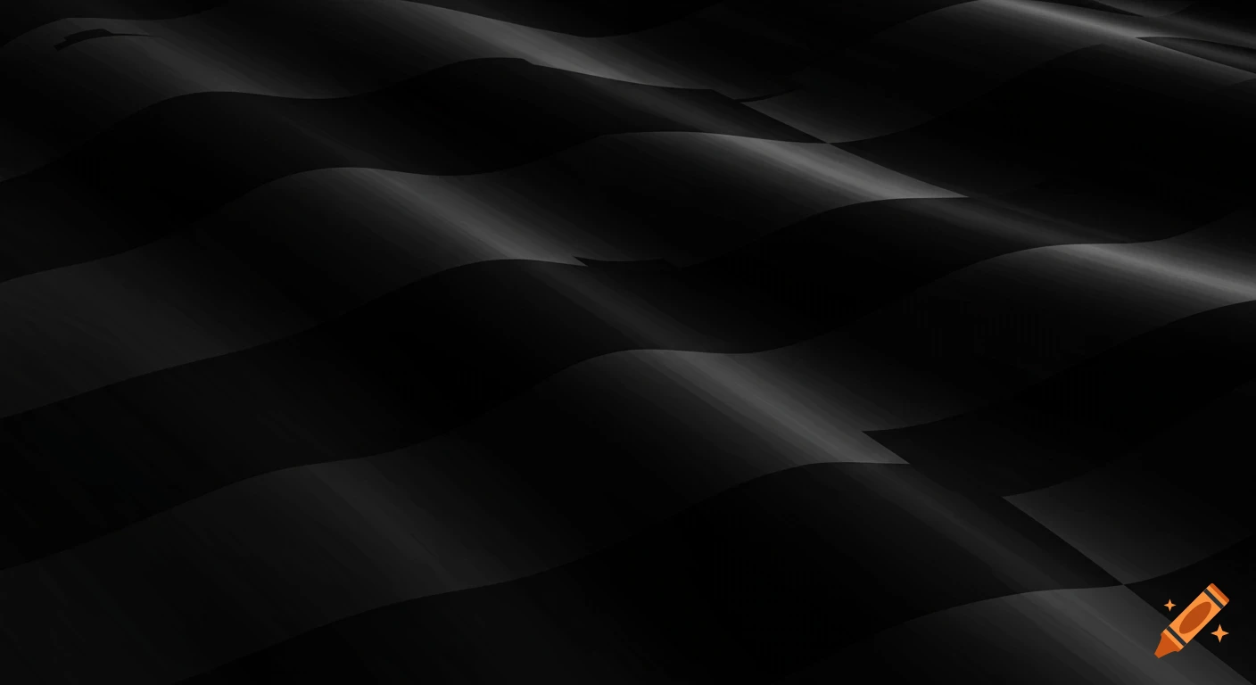 Abstract background of dark grey and black wavy shapes.