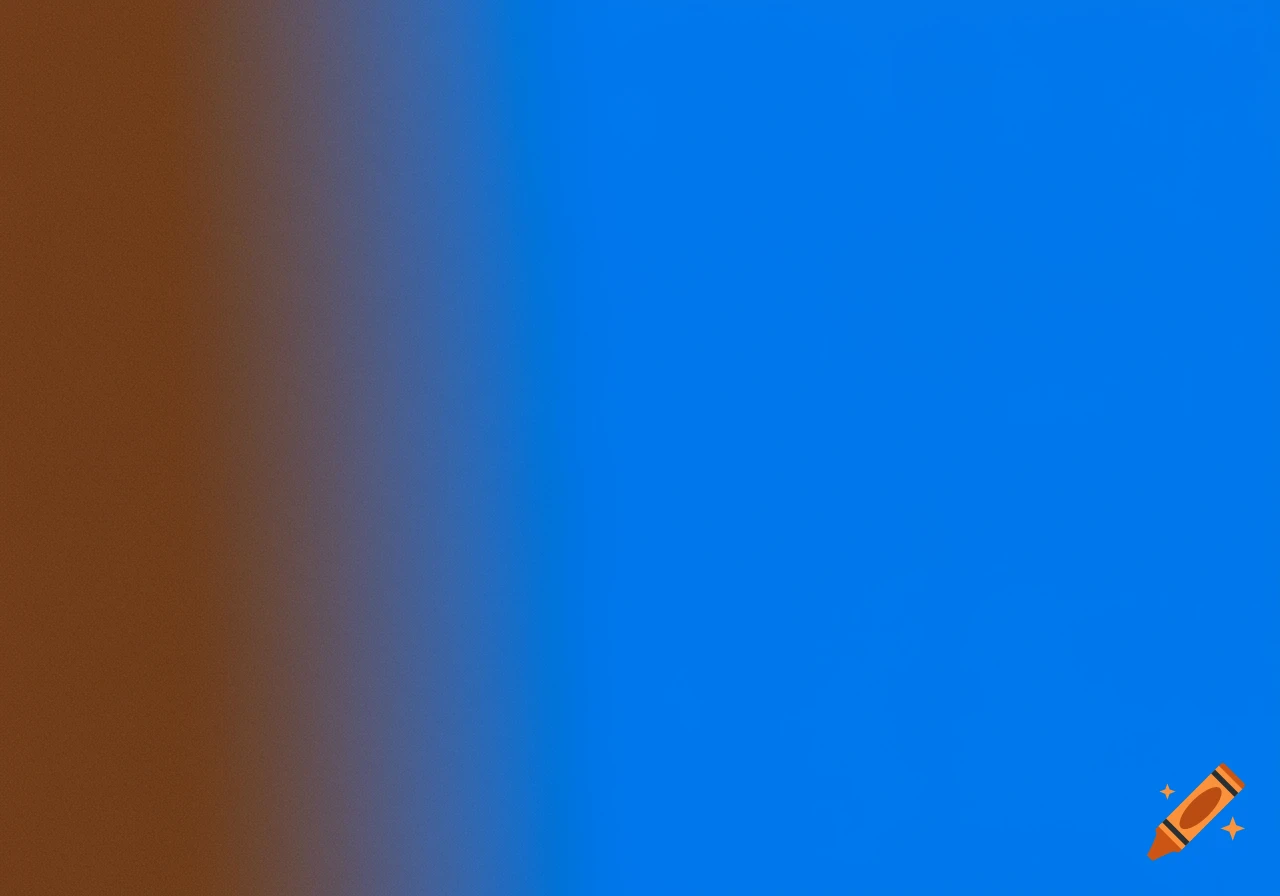 Gradient transitioning from brown on the left to blue on the right.