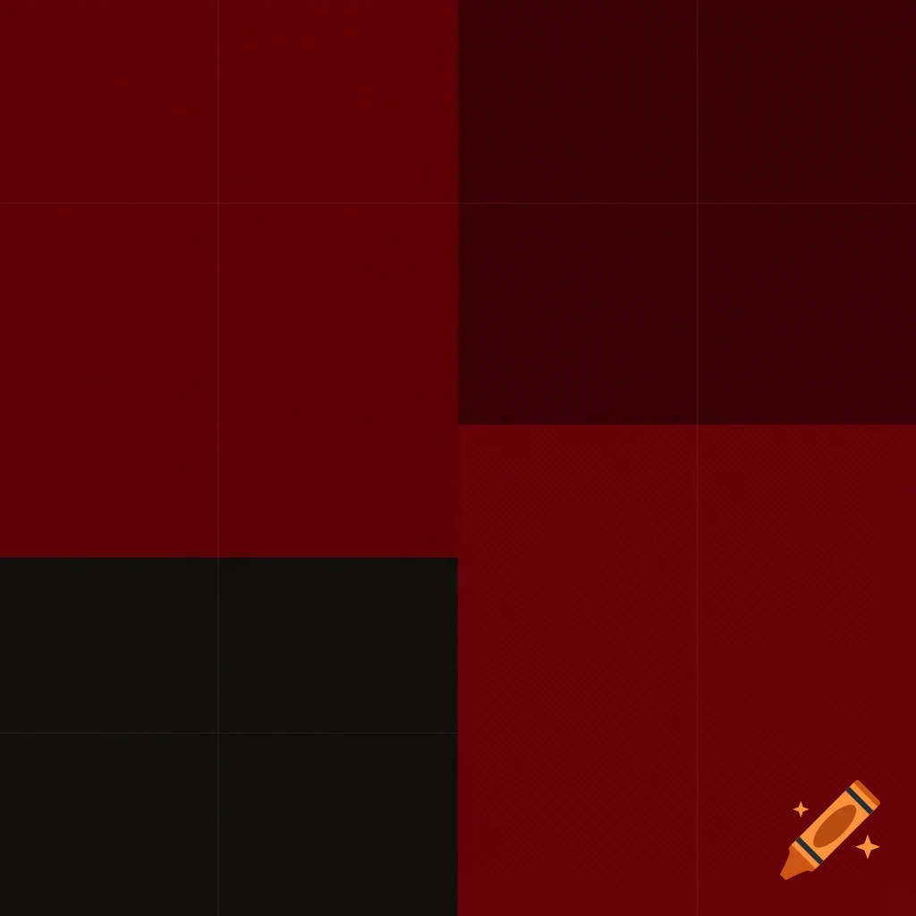 Abstract pattern of red and black squares